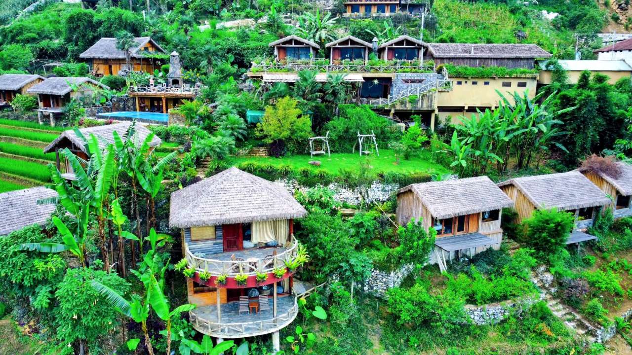 Eco Palms House - Phong cách xanh trong thiết kế Homestay tại Sa Pa